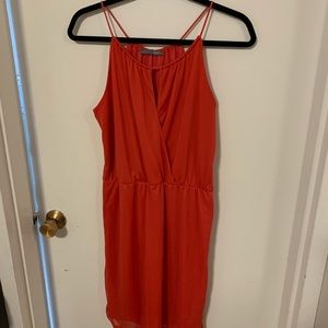 2/$15 👗 Red midi wrap top dress